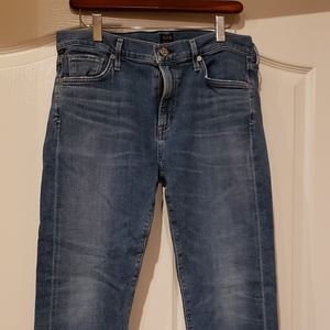 Citizens of Humanity Ankle cuffed slimmed jeans